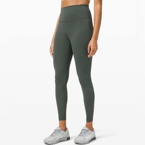 Lululemon Wunder Train 25” Smoked Spruce size 4